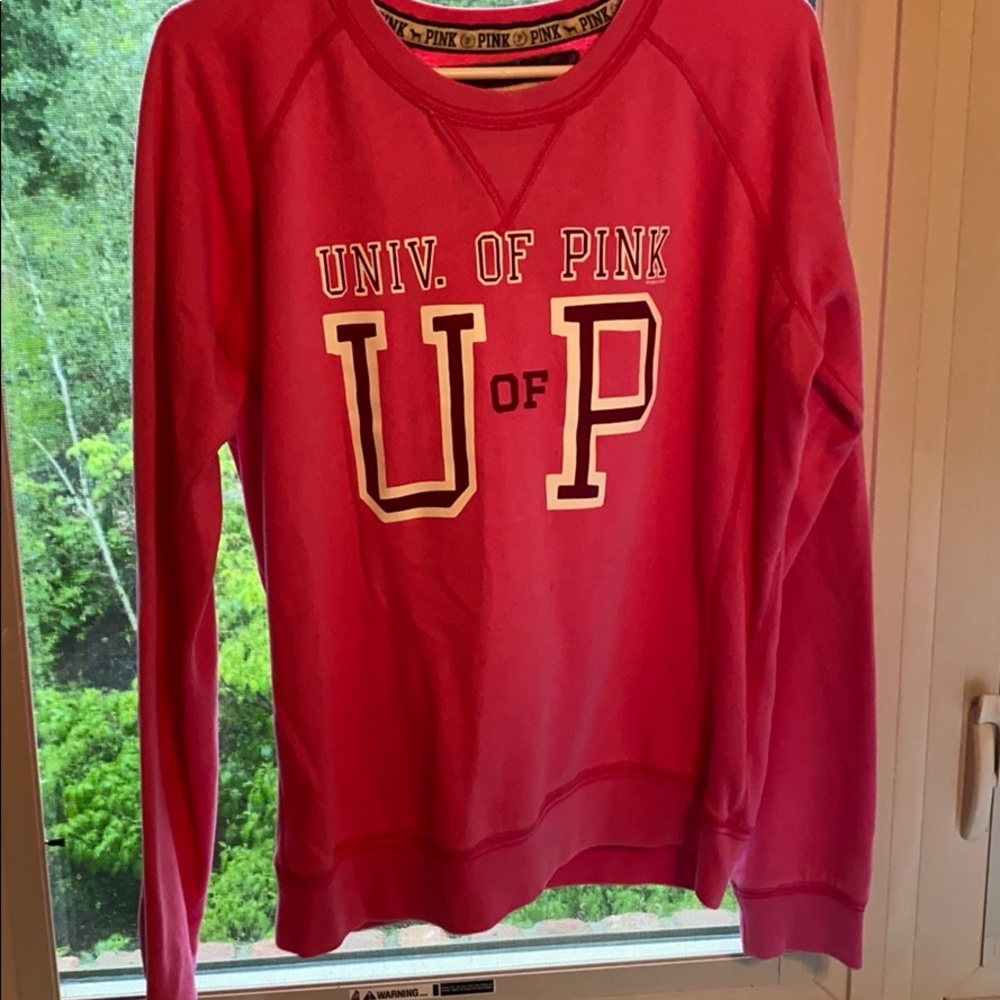 PINK crew neck sweatshirt